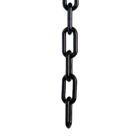 1.5 (#6, 38 Mm.) X 50 Ft. Black Plastic Chain