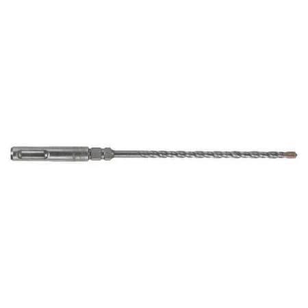 2-Cutter Hammer Drill Bit 5/32 X 6-1/2L, SDS Plus