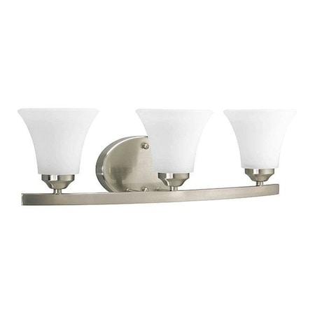 Adorn 3-Light Bath & Vanity, 100 W, Brushed Nickel