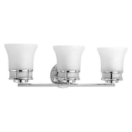 Cascadia 3-Light Bath & Vanity, 100 W, Polished Chrome