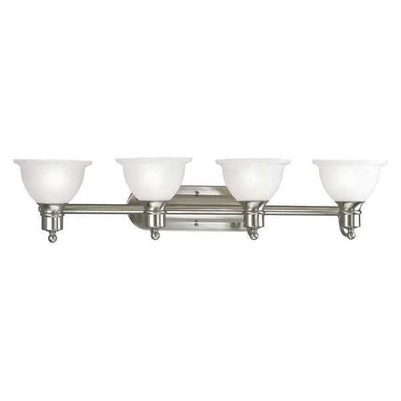 Madison 4-Light Bath & Vanity, 100 W, Brushed Nickel