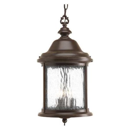 Ashmore 3-Light Hanging Lantern, 60 W, Antique Bronze