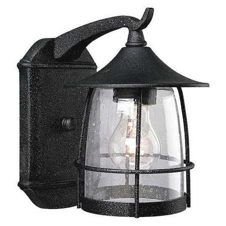 Prairie 1-Light Wall Lantern, 100 W, Gilded Iron