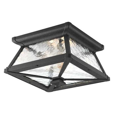 Mac 2-Light Close-to-Ceiling., 100 W, Black