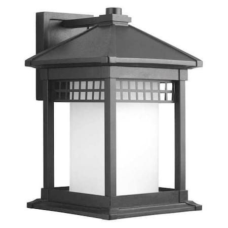 Merit 1-Light Large Wall Lantern, 100 W, Black