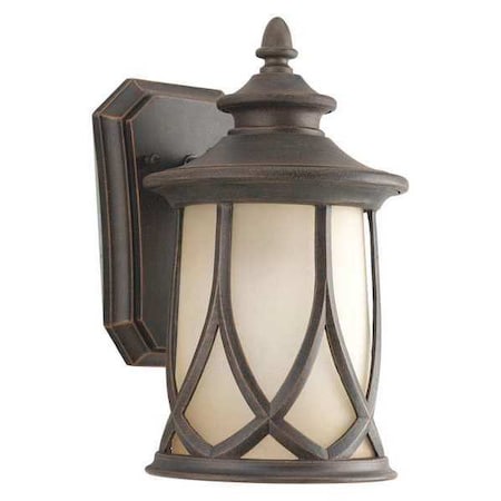 Resort 1-Light Small Wall Lantern, 100 W, Aged Copper