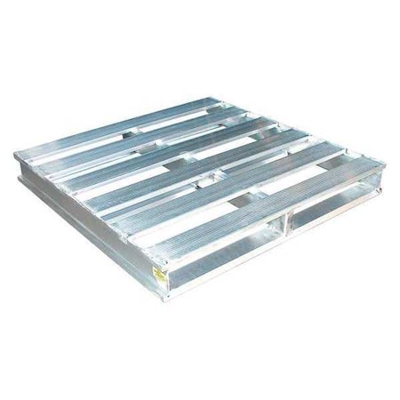 Aluminum Heavy Duty Pallet, 48 In L, 48.125 In W, 6 H