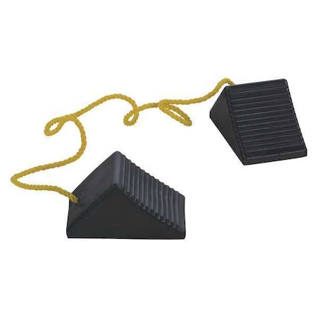 Rubber Wheel Chock,Rope,8x5x4