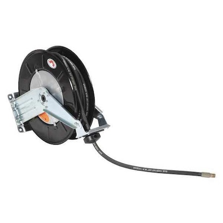 Spring Driven Hose Reel, 1/2 Hose Dia., 35 Ft. Length, 300 Psi