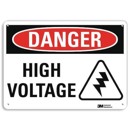 Danger Sign,10 W,7 H,0.040 Thickness, U1-1065-NA_10x7