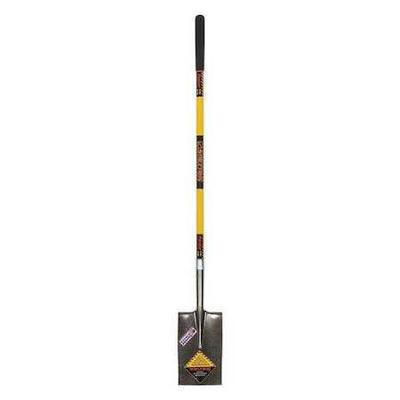 Garden Spade,14 Ga.,Cushion Handle