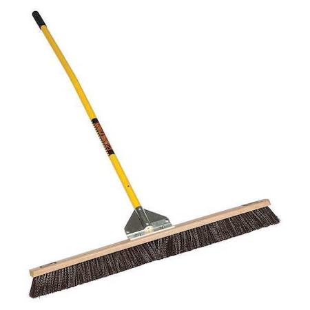 Broom,36,60 Yellow Aluminum Handle