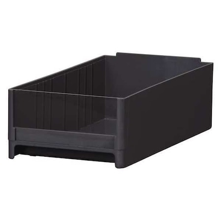 Storage Drawer, Black, Industrial Grade Polymer, 10 Lb Load Capacity