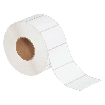 Thermal Transfer Labels, 4 X 2 1/2, White, 4/Case