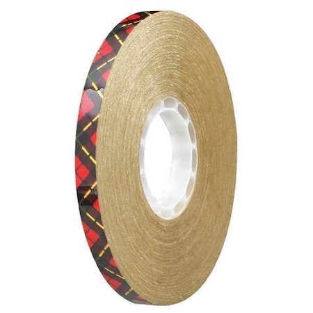 3M™ 924 Adhesive Transfer Tape, 2.0 Mil, 1/4 X 36 Yds., Clear, 72/Case