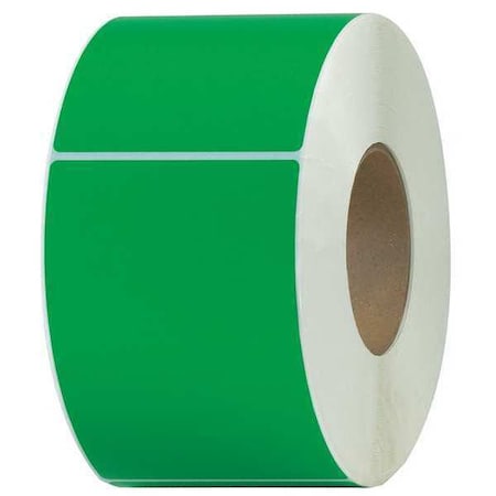 Thermal Transfer Labels, 4 X 6, Dark Green, 4/Case