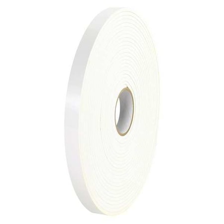 Tape Logic® Double Sided Foam Tape, 1/8, 3/4 X 36 Yds., White, 2/Case