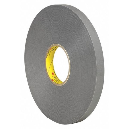 3M™ 4957F VHB™ Tape, 62.0 Mil, 3/4 X 5 Yds., Gray, 1/Case