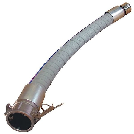 3 ID X 10 Ft Rubber Food Hose 100 PSI GY