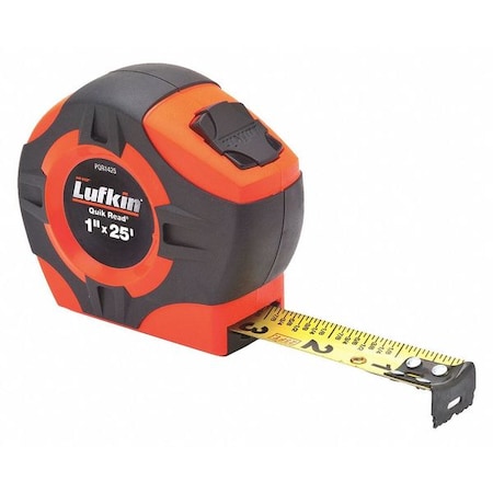 25 Ft Tape Measure, 1 In Blade