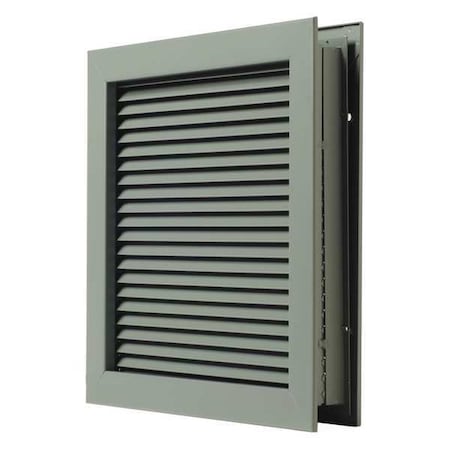 Self Attaching Louver,Steel,10 In.