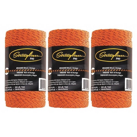 Masons Line,Braided,1000 Ft. L,PK3