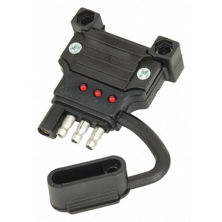 Flat Electric Connector,4-Way,ForTrailer