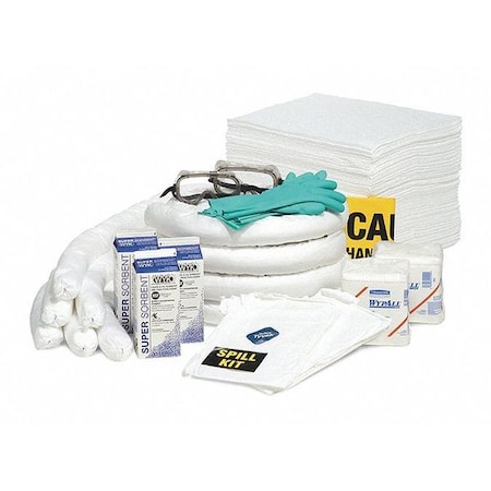 Spill Kit Refill,Box,Oil-Based Liquids