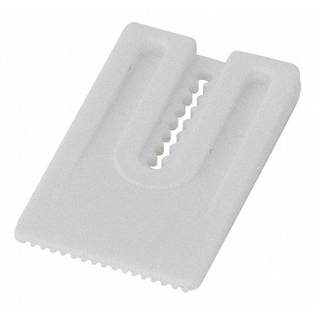 Toilet Wedge, Plastic, White, PK8