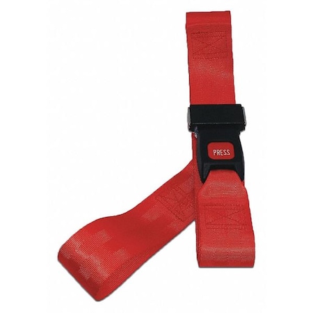 Strap,Red,7 Ft. L X 2-1/2 W X 3 H
