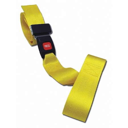 Strap,Yellow,9 Ft. L X 2-1/2 W X 3 H