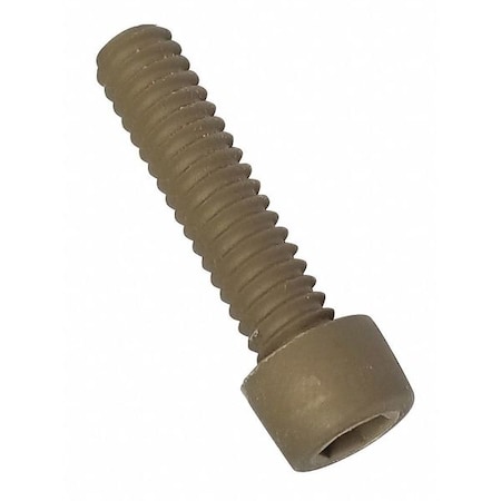 3/8-16 Socket Head Cap Screw, Plain PEEK, 1-7/8 In Length, 10 PK