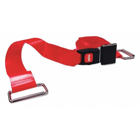 Strap,Red,5 Ft. L X 2-1/2 W X 3 H