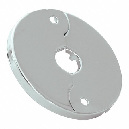 3/4  Dia., ABS, Silver Finish, Floor And Ceiling Plate
