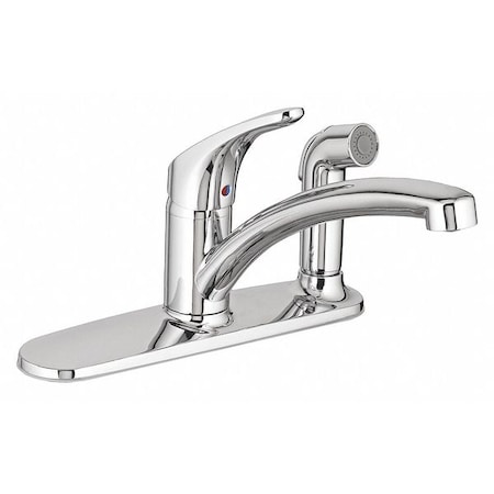 Manual, 8 Mount, 2 Or 3 Hole Low Arc Kitchen Faucet