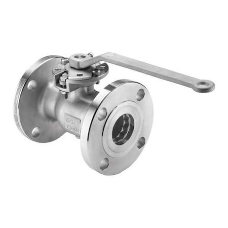 6 Flanged Stainless Steel Ball Valve Inline