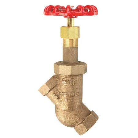 Globe Valve,1 In.,FNPT,Bronze