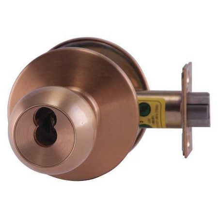 Knob Lockset,Mechanical,Entrance,Grd. 1