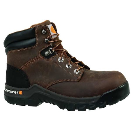 Size 10-1/2 Men's 6 In Work Boot Composite Work Boot, Brown