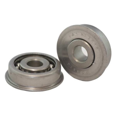 Flanged Ball Bearing,1-3/8in Dia,120lb