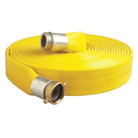 3 ID X 50 Ft PVC Water Discharge Hose 200 PSI YL