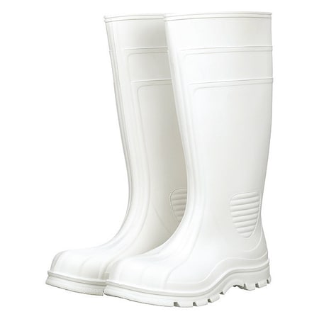 Knee Boots,Size 6,15 H,White,Plain,PR