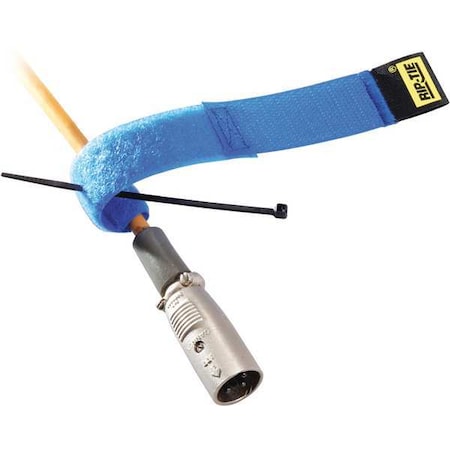 6 L Wrap Hook-&-Loop Cable Tie YL PK 10