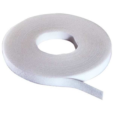 75 Ft L Cut-to-Length Hook-&-Loop Cable Tie White
