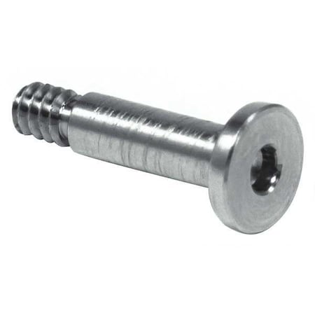 Shoulder Screw, #2-56 Thr Sz, 1/8 In Thr Lg, 1/4 In Shoulder Lg, 316 Stainless Steel