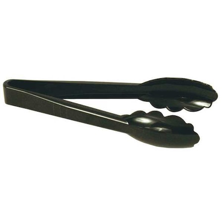 Tong,Black,12 In. L,Plastic