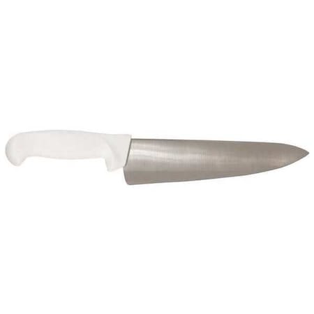 Chef Knife,Straight,10 In. L,White