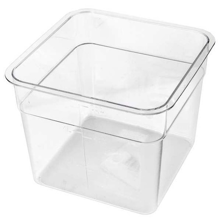 Round Storage Container, Clear, 4 D