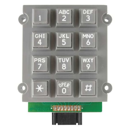 Keypad,Plastic,Gray,Accessory