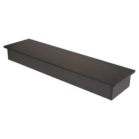Wood Base For Glass Cubbies,Blk,52in. L